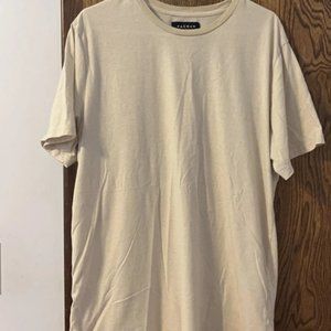 Pacsun beige and cream striped t shirts